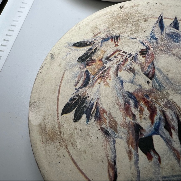 Sandstone Creations Coasters Horses Set of 4 Non-Slip Protective Backing VTG - Picture 4 of 6